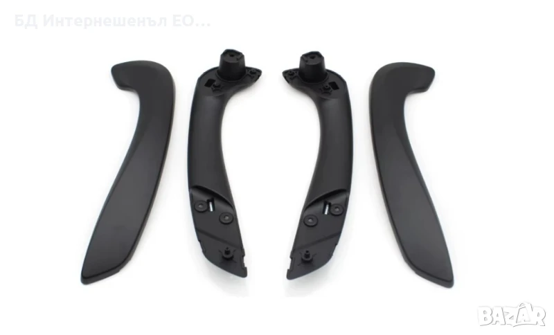 809540001R  Предна лява дръжка за врата, Renault, Megane 3, Fluence, Черен мат, снимка 1