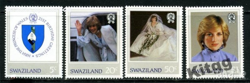 Чисти марки Лейди (принцеса) Даяна 1982 от Свазиленд , снимка 1