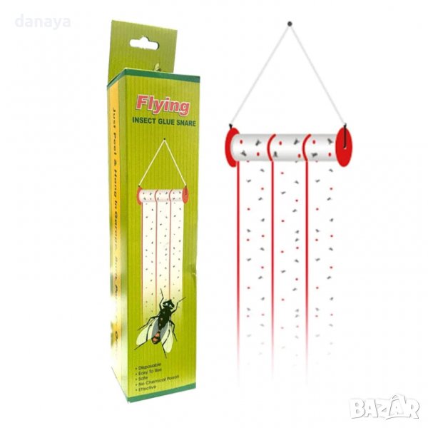3631 Лепяща ролка за мухи капан за насекоми, 4 метра, снимка 1
