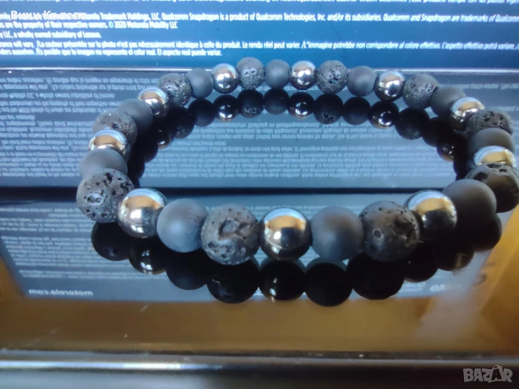 Магнитна Гривна от Елегантни Мъниста - Стилен Аксесоар със Заземяваща Енергия!, снимка 1