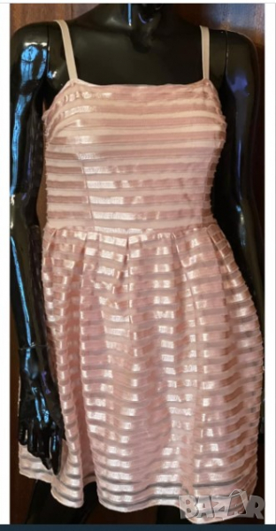 нова рокля в цвят пудра,  цена 70 лева, марка ZARA , снимка 1