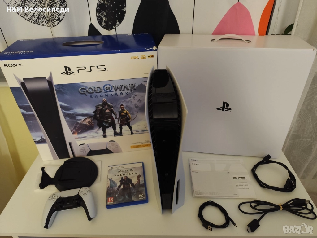 Playstation 5 Disc Edition КАТО НОВ !!!, снимка 1