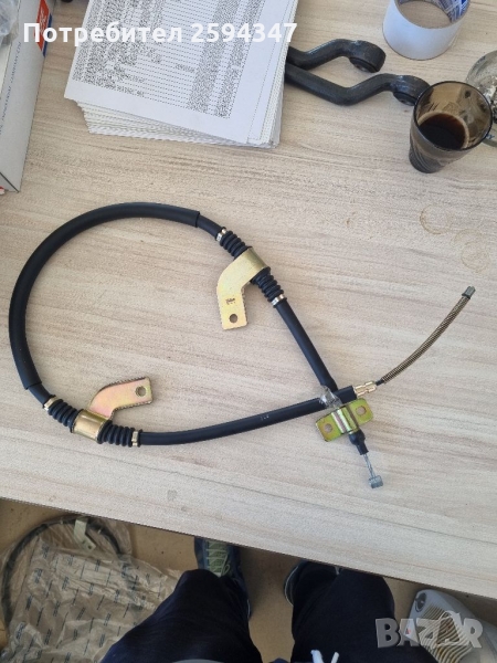 SSANGYONG MUSSO KORANDO 2.3-2.9CC 3.2cc BENZIN 1996-2005г ЖИЛО РЪЧНА ЛЯВО БАРАБАНИ SS, снимка 1