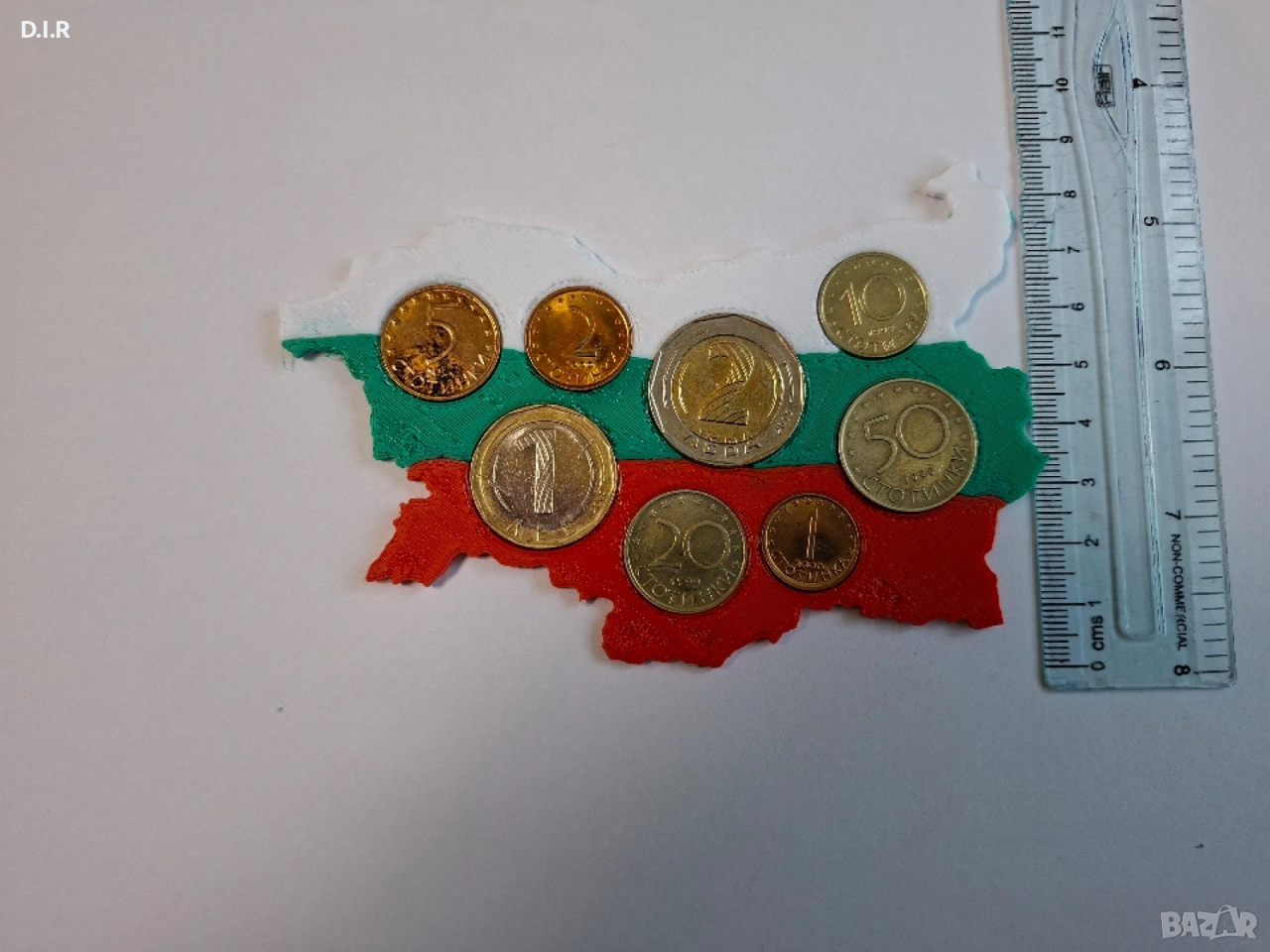 сувенир или колекционерски комплект на Български монети колекционерски , снимка 1