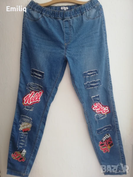 Дамски Дънки Голям Размер ХХЛ, снимка 1