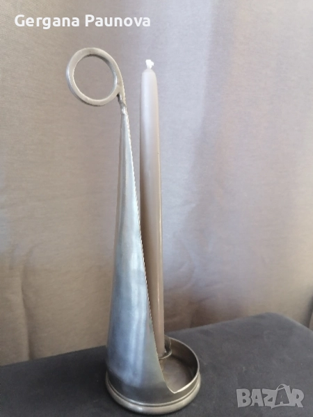 метален свещник, снимка 1