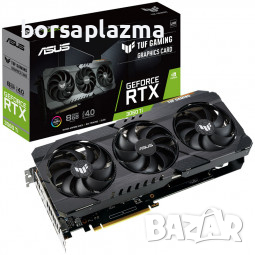 ASUS GeForce RTX 3060 Ti TUF V2 8G LHR, 8192 MB GDDR6, снимка 1