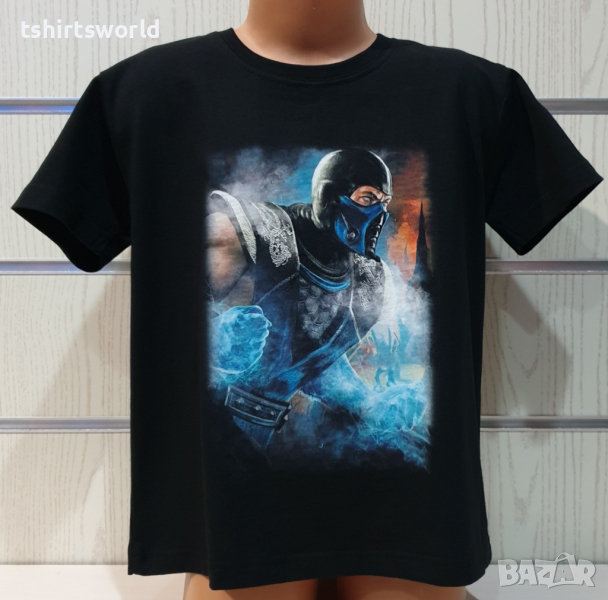 Нова детска тениска с дигитален печат героя от Mortal Kombat - Sub Zero (Суб Зиро), MK, снимка 1