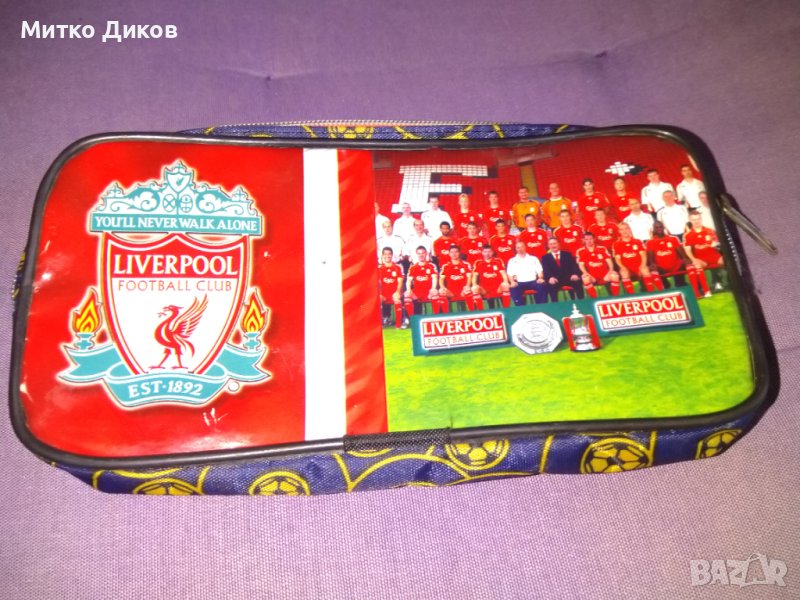 Ливърпул 2008-2010 отбор пенал за принадлежности  205х95х20мм, снимка 1
