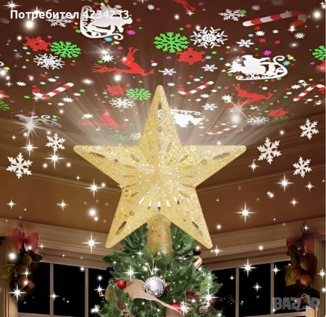 3D Коледна звезда , снимка 1