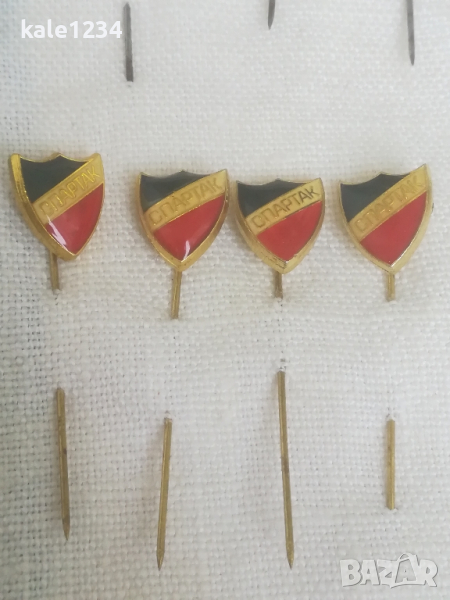 Значка. Футболен клуб Спартак. Лот. Значки. Колекция. Спартак Пловдив , снимка 1