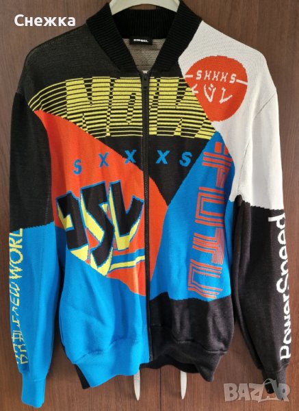 Уникален мъжки пуловер Diesel, снимка 1