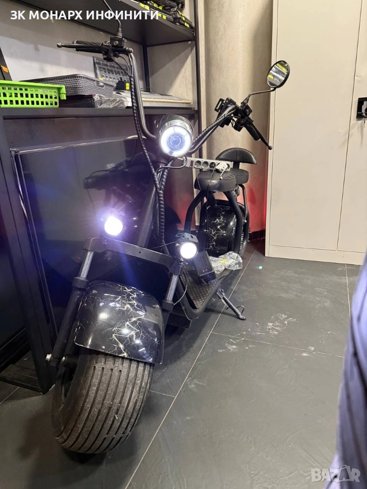 Електрически Скутер HARLEY със зарядно , снимка 1