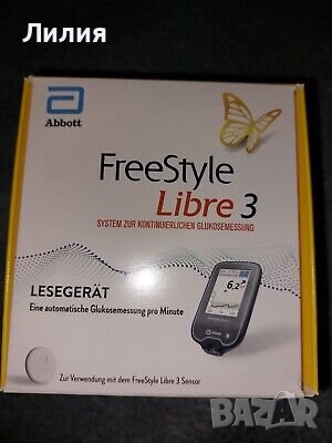 Freestyle Libre 3, ммол, четец и сензори, снимка 1