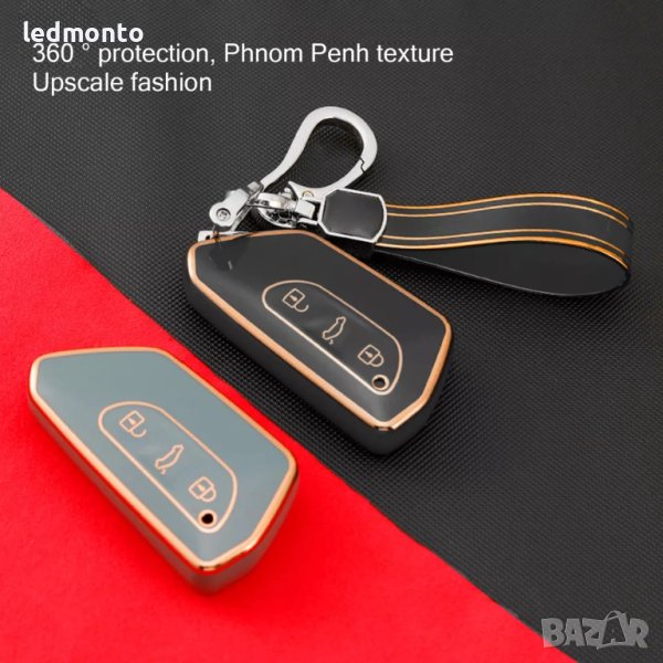 Калъф  Автомобилен Ключ с TPU Калъф за VW Golf 8, Skoda Octavia A8  Seat Leon Mk4, снимка 1