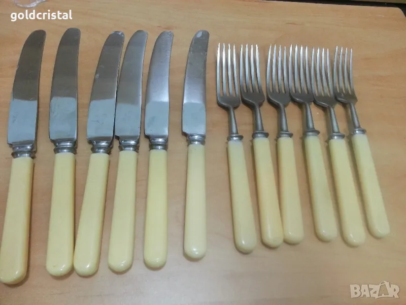 стари руски прибори за хранене ножове и вилици , снимка 1