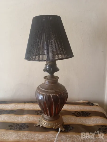 Стара настолна лампа, снимка 1