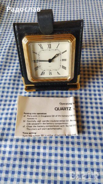 стар кварцов будилник , снимка 1