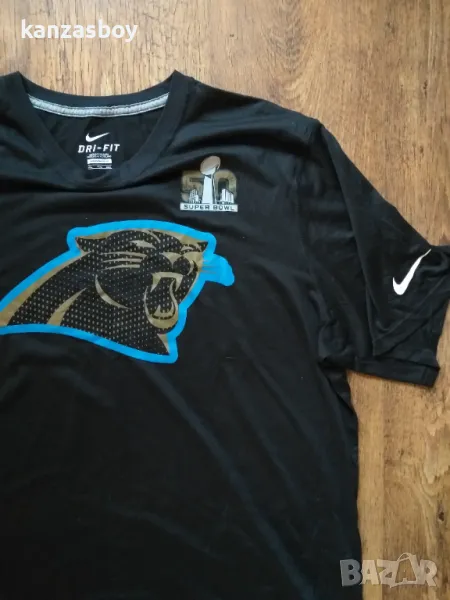 nike carolina panthers - страхотна мъжка тениска 2ХЛ, снимка 1