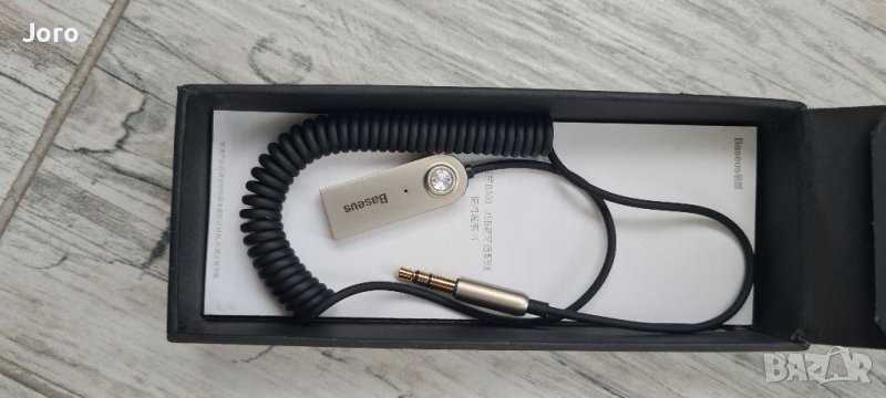  wv polo passat rns 510 rcd 310 аудио адаптер Baseus USB Bluetooth 5.0, AUX, Червен, снимка 1