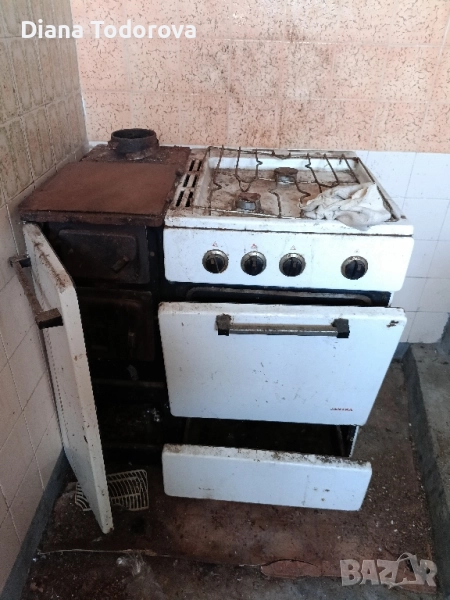 продавам печка на дърва и газ, снимка 1