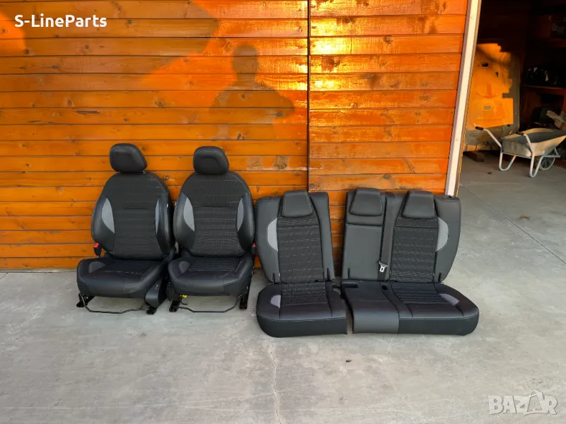 Кожен салон с подгрев Peugeot Пежо 208 2008 facelift фейслифт pejo, снимка 1