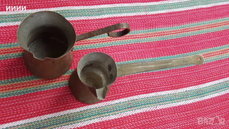 Бакърено джезве 2 бр, снимка 1