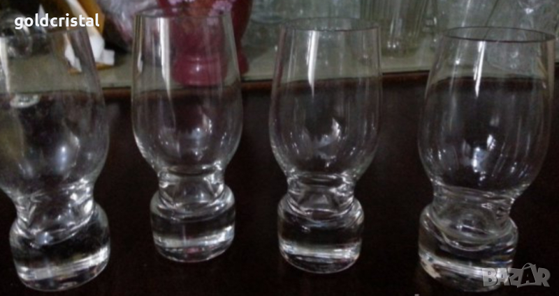 стъклени кристални чаши , снимка 1