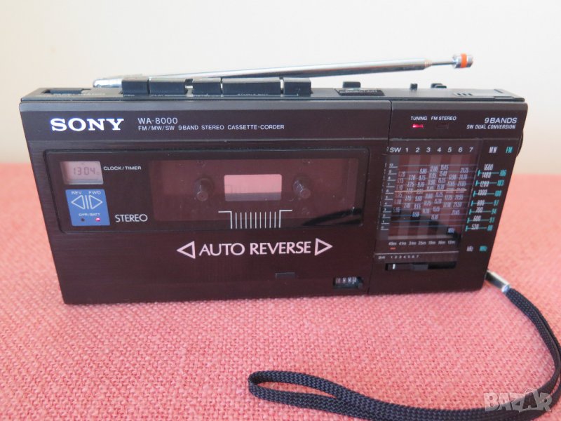 Vintage Sony WA-8000 9-band Radio cassette Player, снимка 1