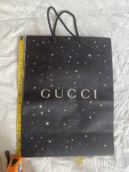 Автентична Gucci подаръчна торба Holidays starry  – 35.5 x 26 см, снимка 1