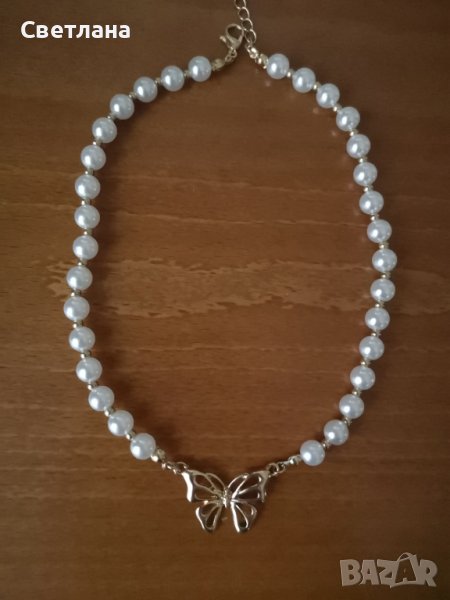 Колие/чокър с перли, снимка 1