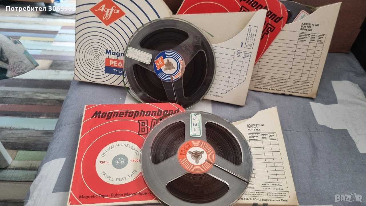 Магнитофонна лента – оригинална макара, снимка 1