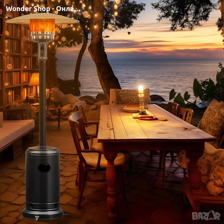 Външен газов отоплител тип гъба 13KW, снимка 1