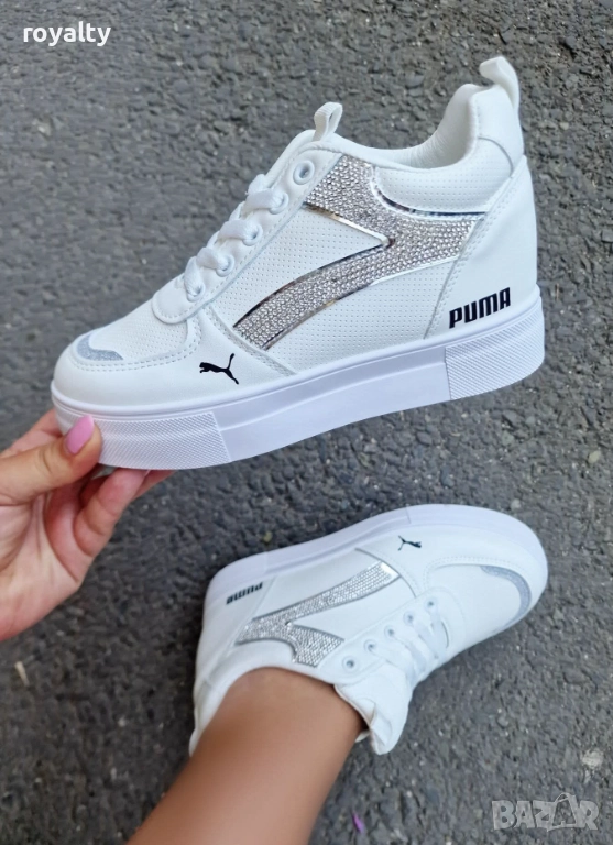 Puma Дамски Бели Маратонки 36-40 Номер, снимка 1