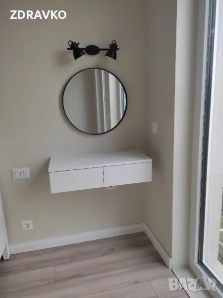 Нова стенна тоалетка Снежно бяло , снимка 1