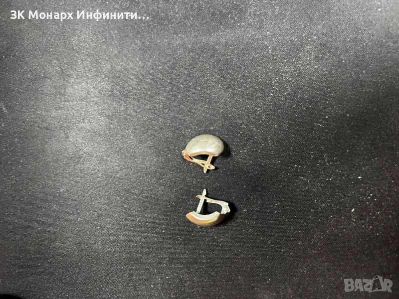 сребърни обеци , снимка 1