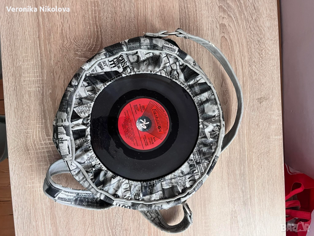 Чанта с грамофонна плоча, снимка 1