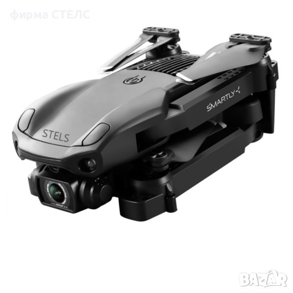 Дрон STELS V22, 4k HD двойна камера, WIFI, 3.7V 1600mAh батерия 3бр, снимка 1