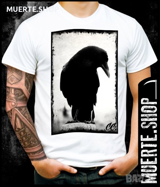 Тениска с щампа BLACK CROW, снимка 1