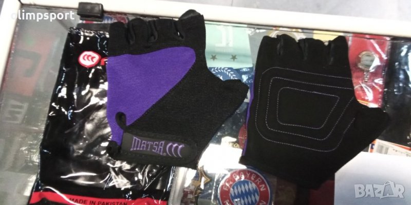 ръкавици за спорт, колело  нови различни размери плат велур ластик, велкро лента, снимка 1