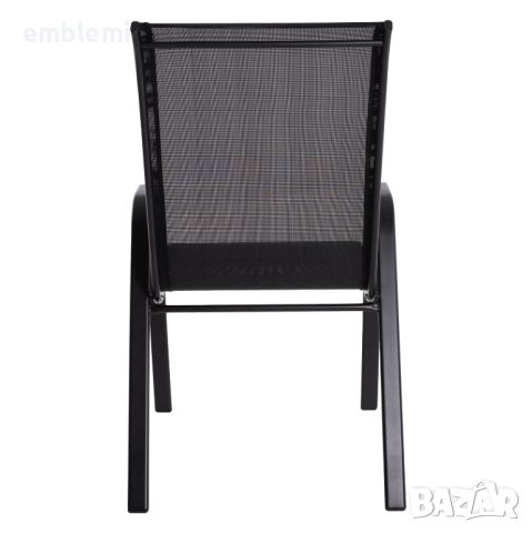 Стол градински LEON Черен, снимка 6 - Столове - 44277323