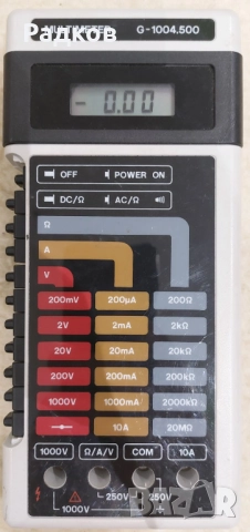 Продавам цифров мултиметър G-1004.500, снимка 3 - Друга електроника - 52617526