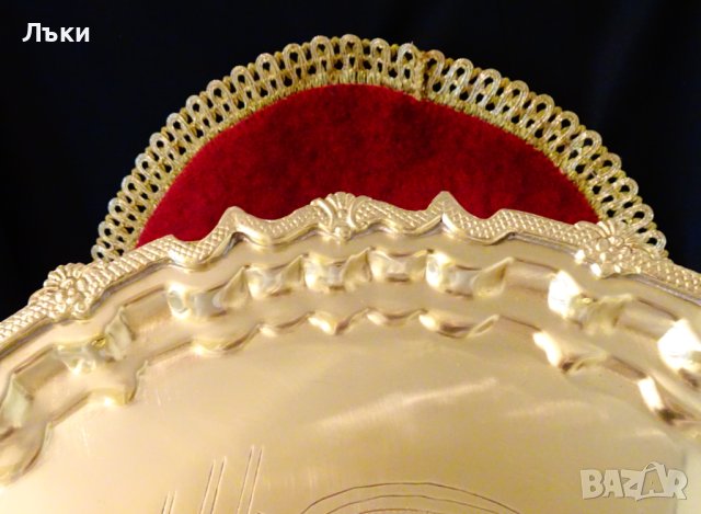 Бронзов поднос Тутанкамон. , снимка 3 - Антикварни и старинни предмети - 41645599