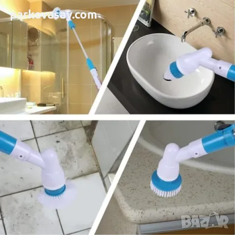 Въртяща електрическа четка за баня, Spin Scrubber, снимка 2 - Мопове, кофи, четки и метли - 55906084