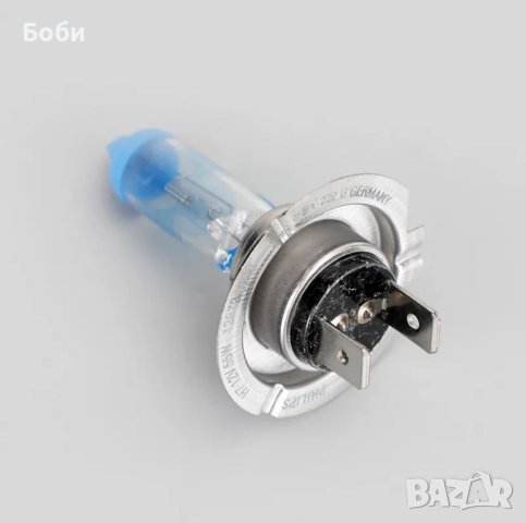 НОВИ!!! Крушки Philips White Vision H7 4100K, снимка 3 - Аксесоари и консумативи - 41760352