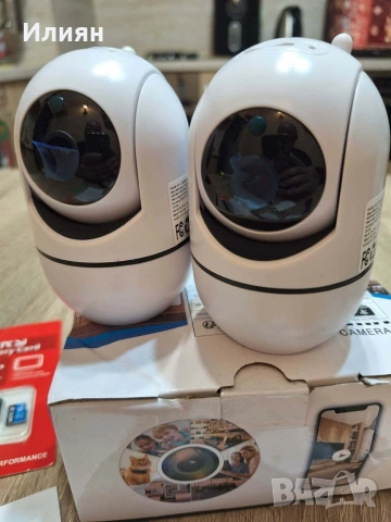Комплект 2 бр. WiFi IP камери 1080p PTZ