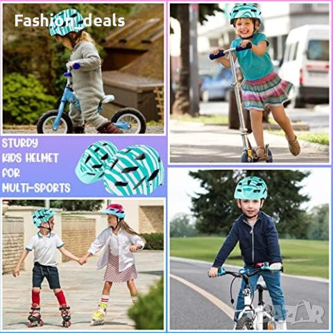 Нова Детска каска за велосипед колело 48-56см Момичета Момчета Подарък деца Безопастност, снимка 4 - Аксесоари за велосипеди - 41919922