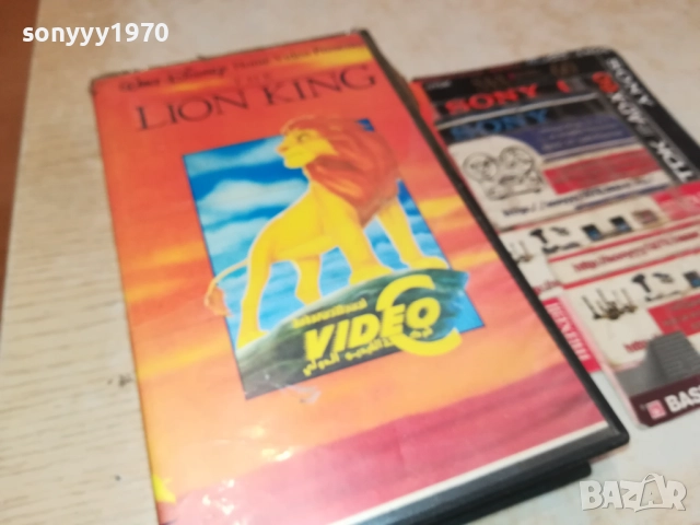 THE LION KING-VHS VIDEO TAPE 1809251602, снимка 3 - Други жанрове - 51758815