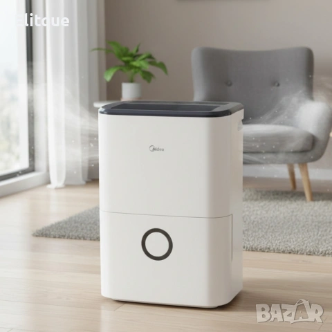 Влагоуловител Midea DF-20DEN7-WF – 20 л/24 ч, Smart Wi-Fi, за до 100 m³ (40 m²), R290