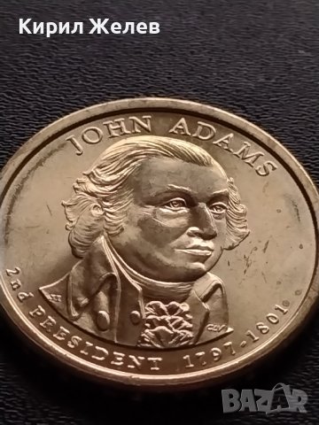 Възпоменателна монета 1 долар JOHN ADAMS 2 президент на САЩ (1797-1801) за КОЛЕКЦИЯ 38089, снимка 8 - Нумизматика и бонистика - 40766021
